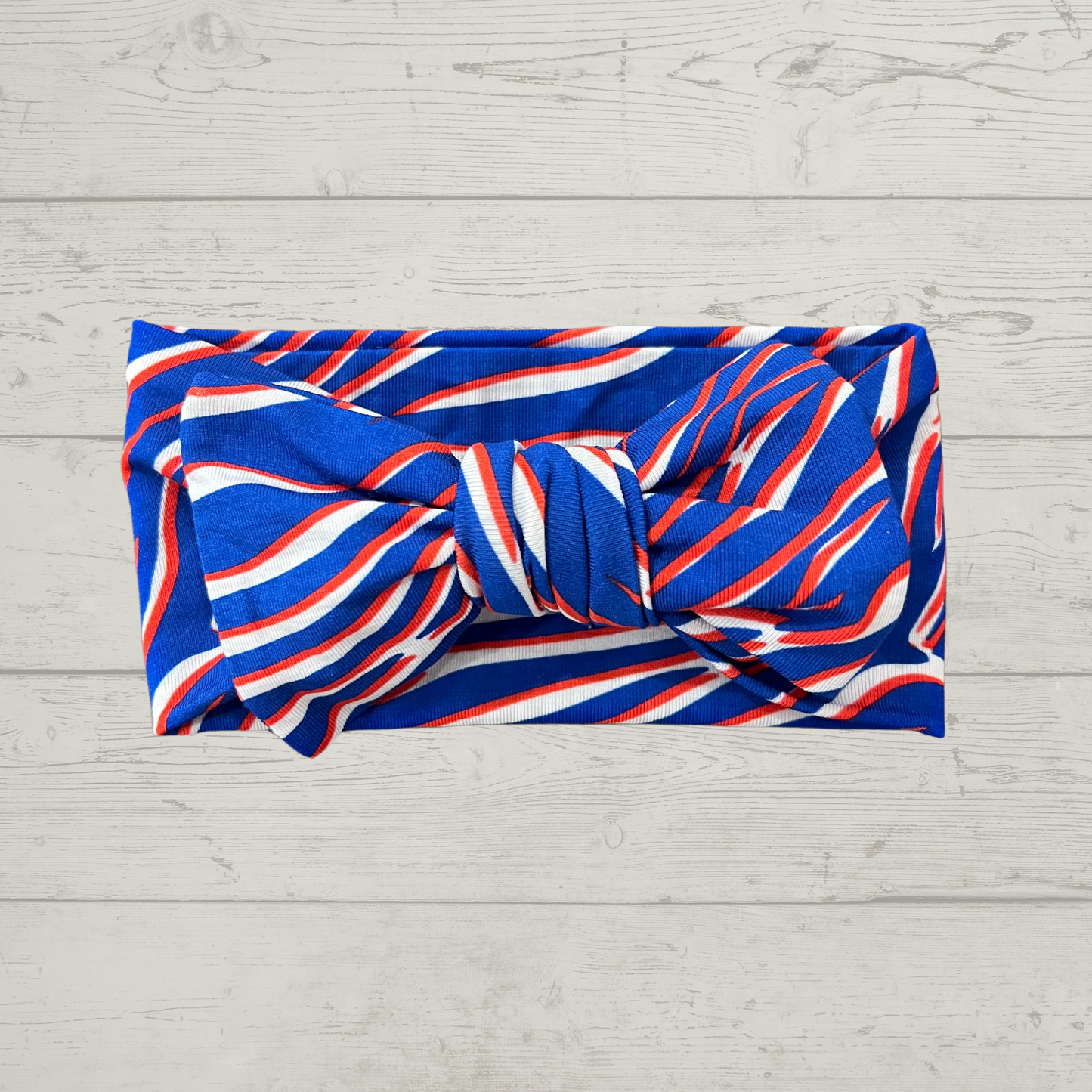 KIDS Shout Stripes Adjustable Knot Headband