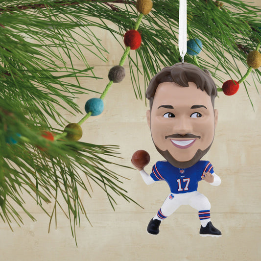 NFL Buffalo Bills Josh Allen Bouncing Buddy Hallmark Ornament